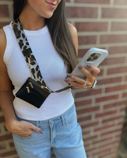 Cell Phone Crossbody Straps with Detachable Wristlet
