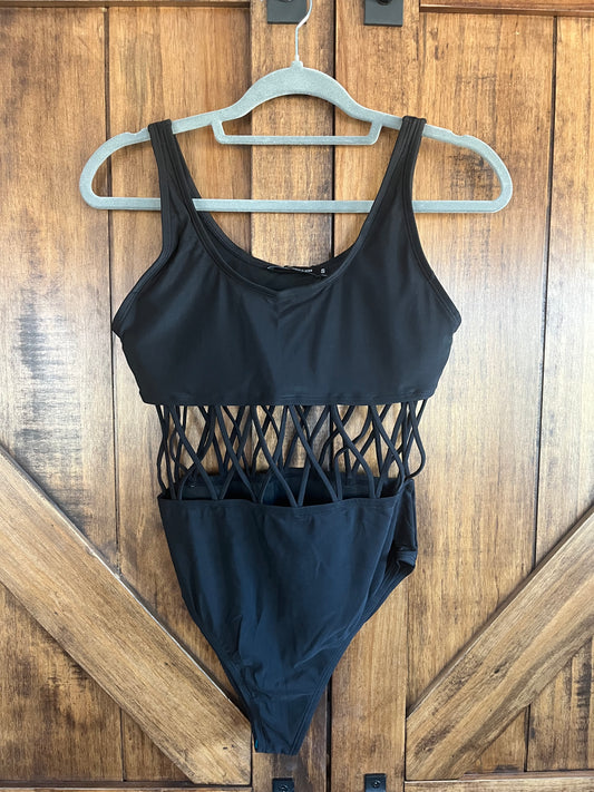 Black CrissCross Swimsuit