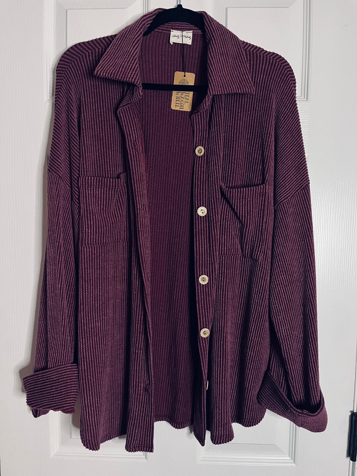 Ribbed Shacket