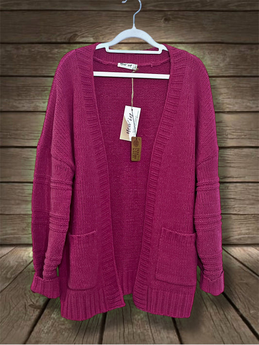 Hot Pink Cardigan