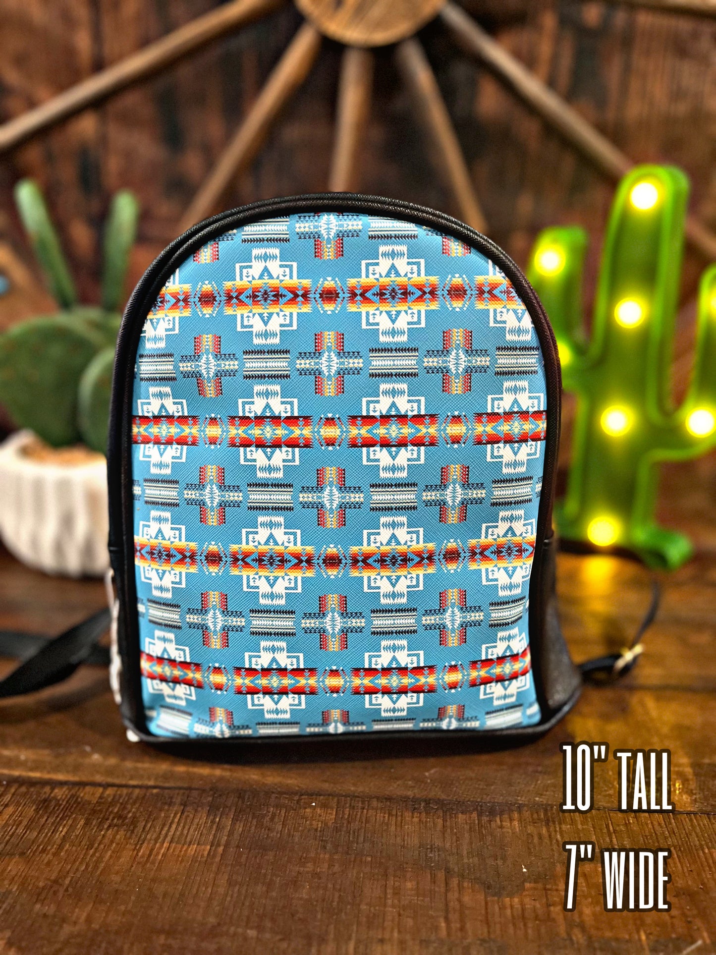 Small Southwest Print Backpack Purse