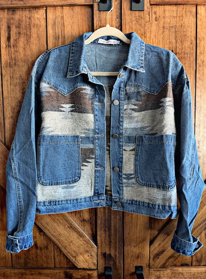 Denim Grey/Aztec Jacket