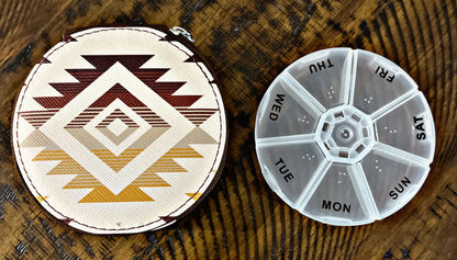 Southwest Print Pill Organizers