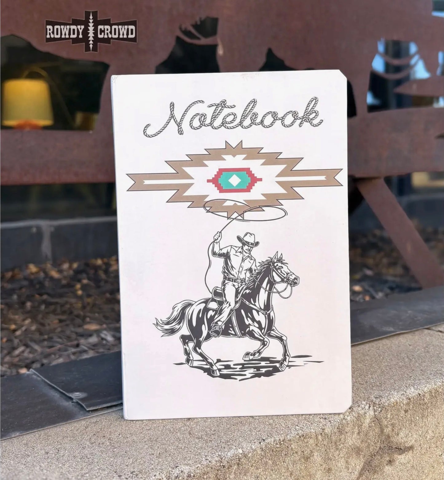 Rowdy Crowd Brand Western Print Notebooks