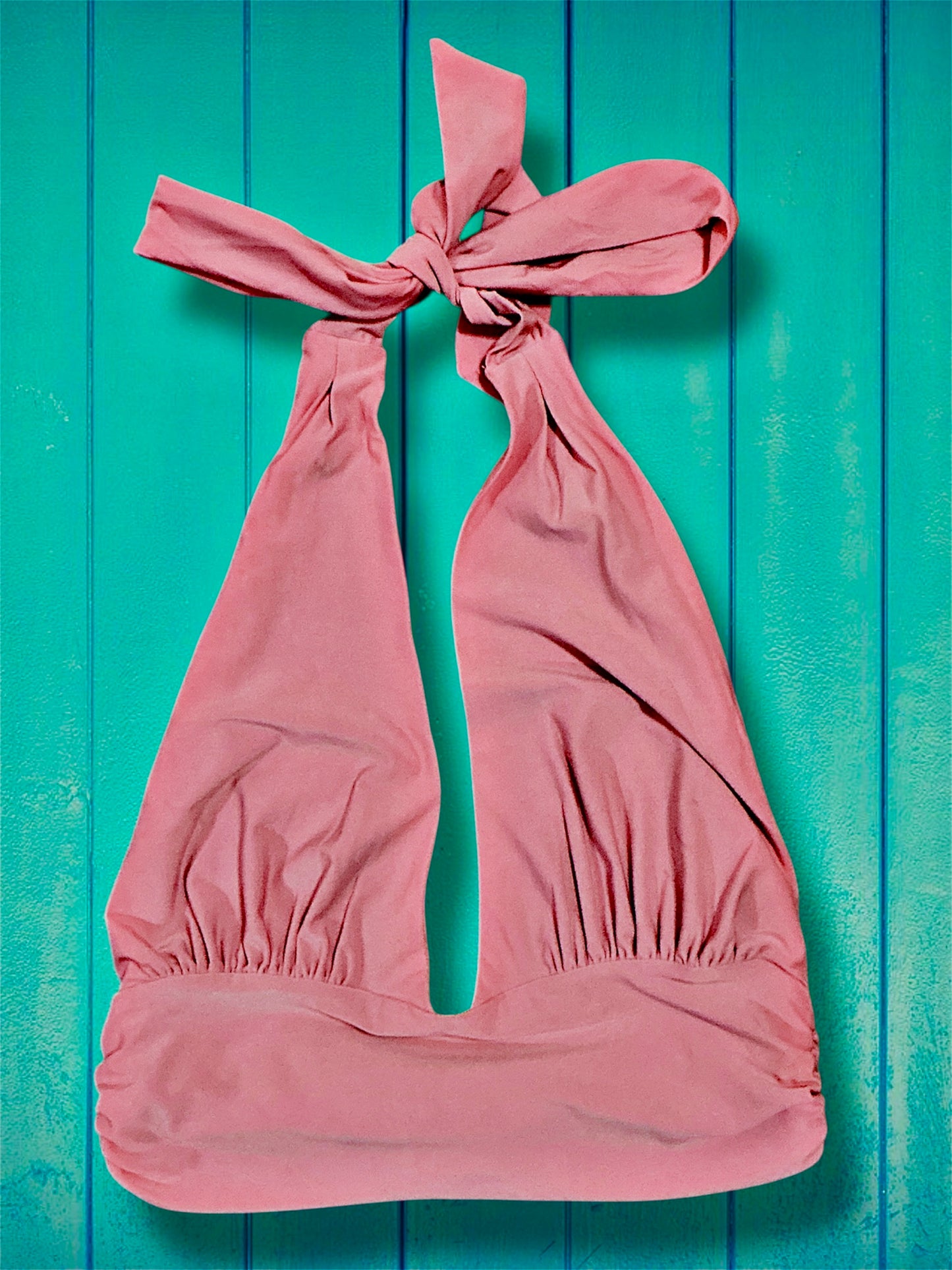 Pink Halter Crop Top
