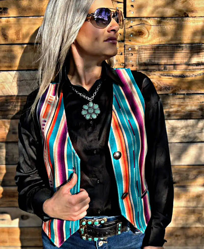 Serape Vest