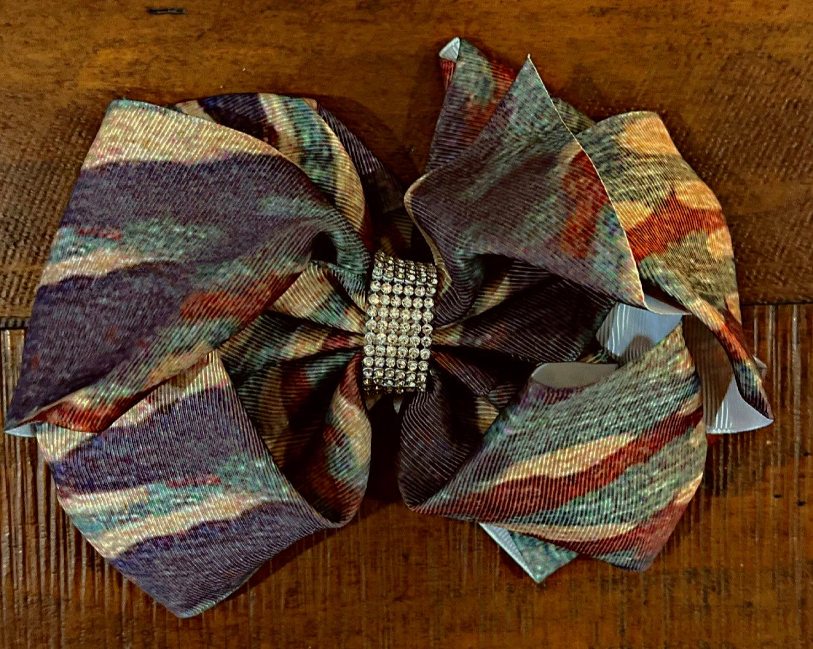 Camo Hair Bow