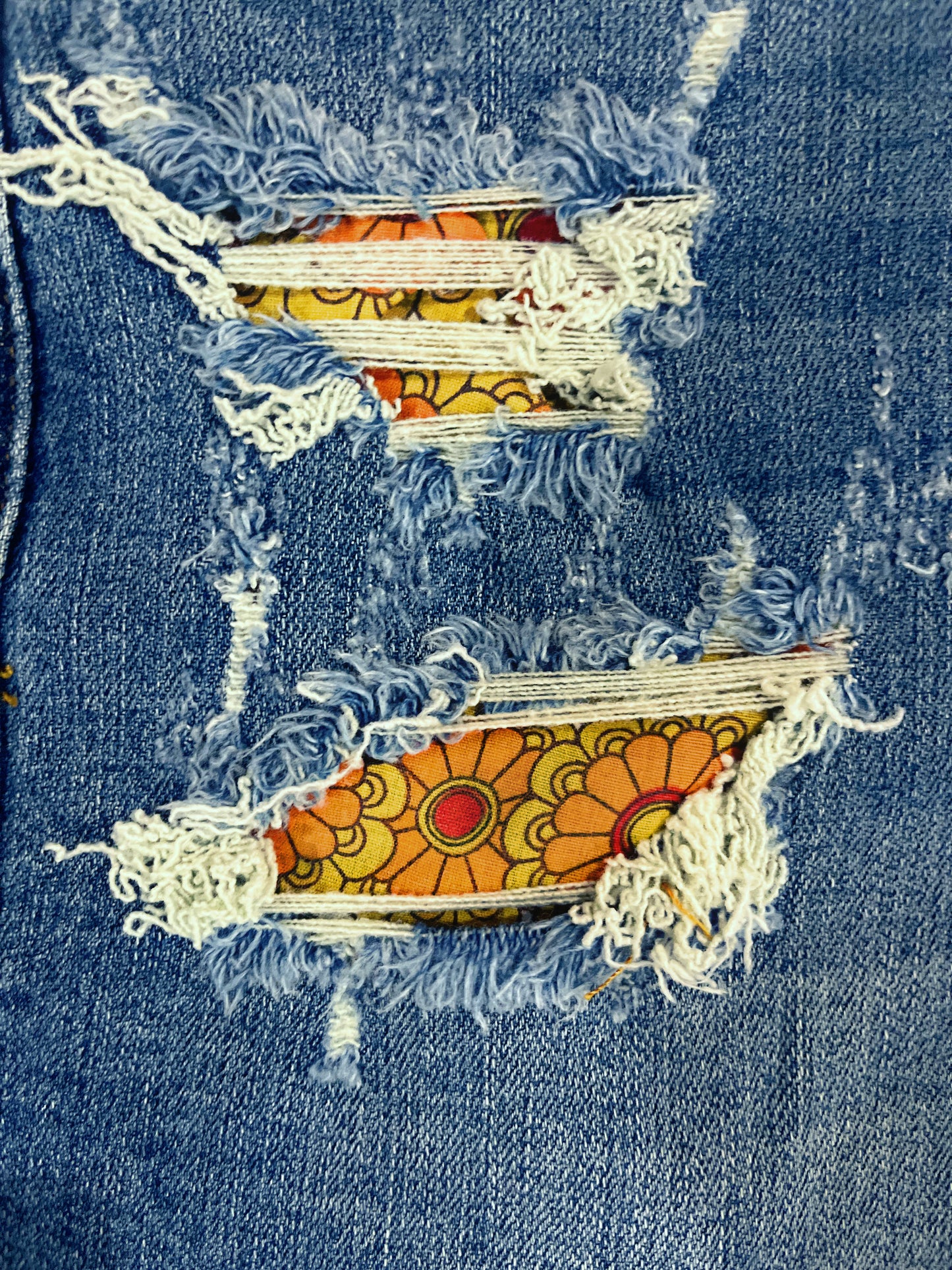 Hippie Distressed High Rise Shorts