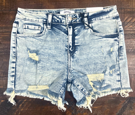 Acid Washed Shorts