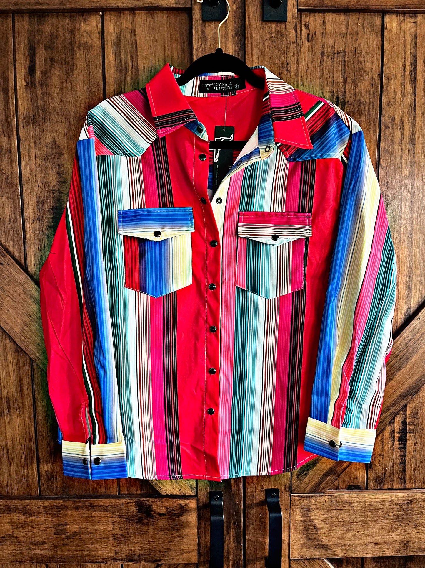 Serape Button Up