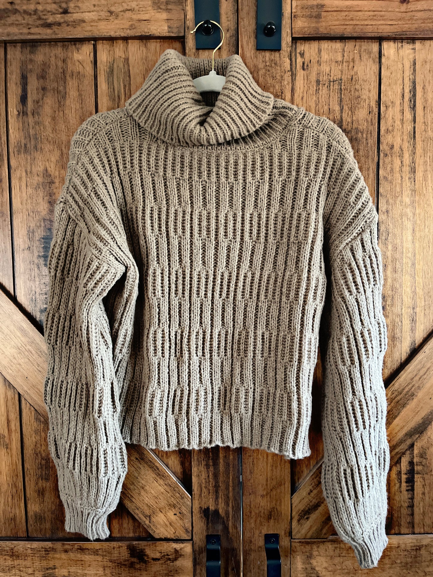 Mocha Turtleneck Sweater