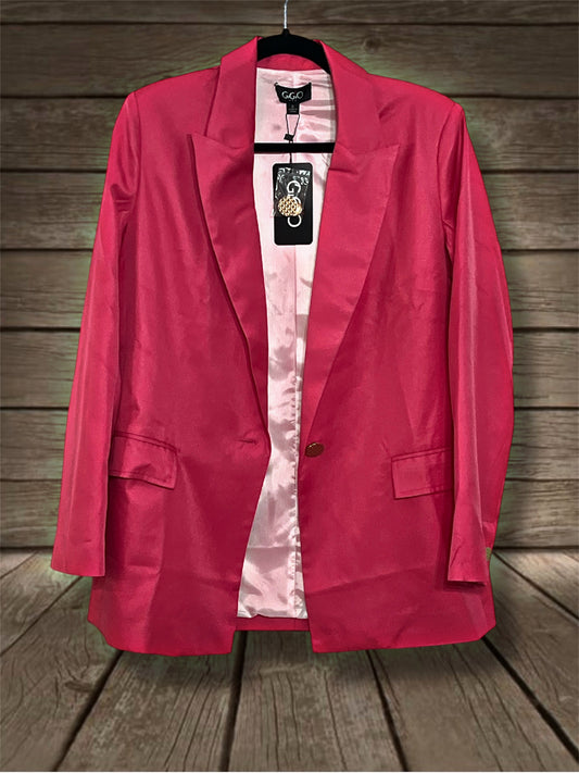 Pink Basic Blazer