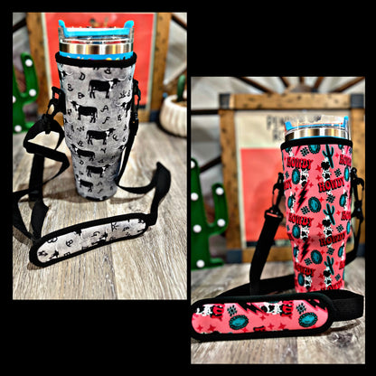 Western Print 40 oz Tumbler Carriers