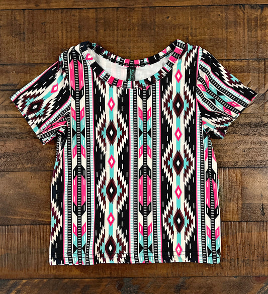 Little Girls Aztec Top