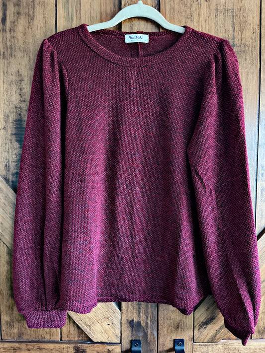 Dark Burgundy Sweater