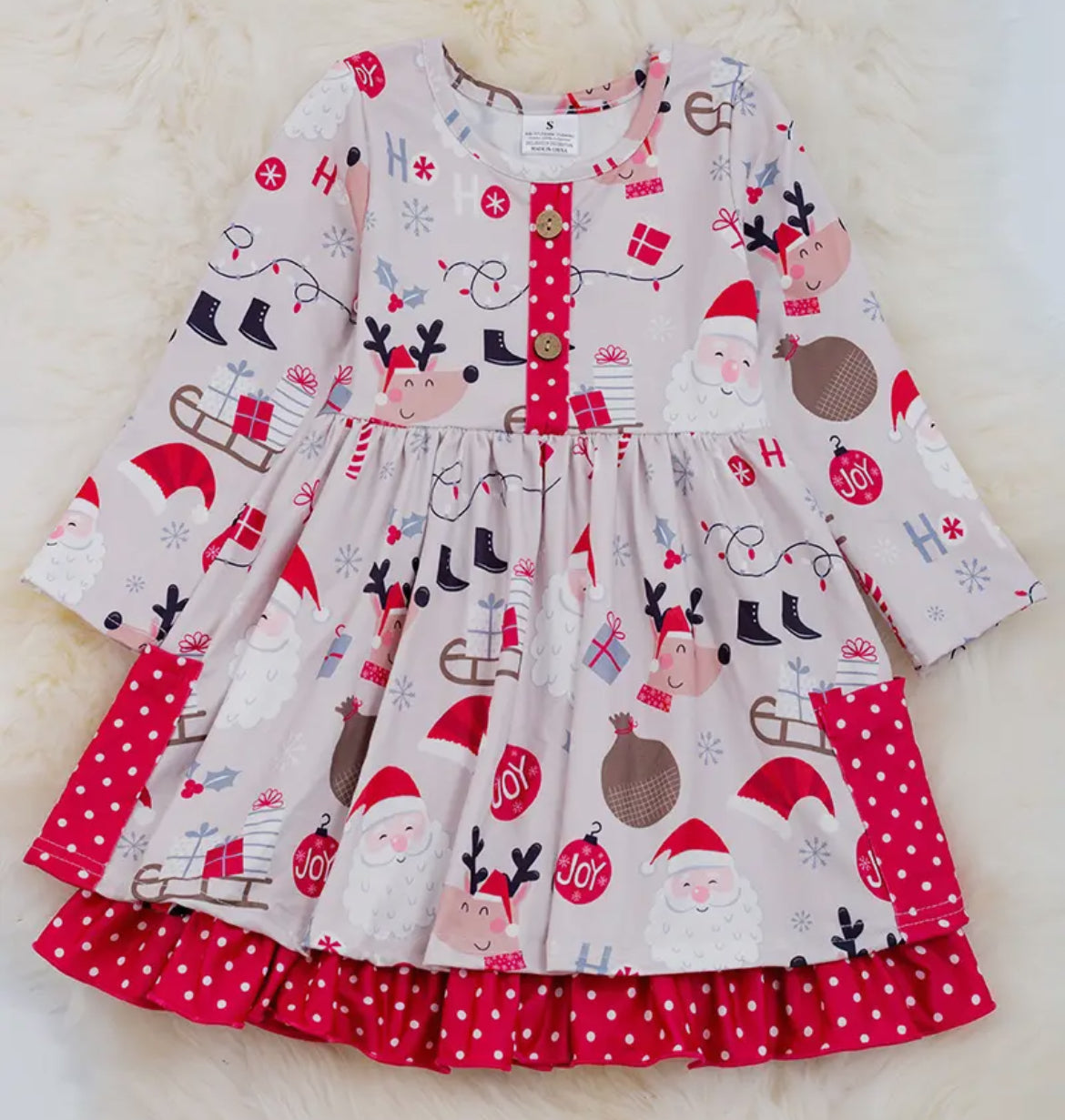 Santa and Reindeer Dress