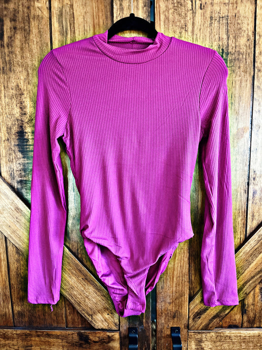 Purple Double Layered Bodysuit