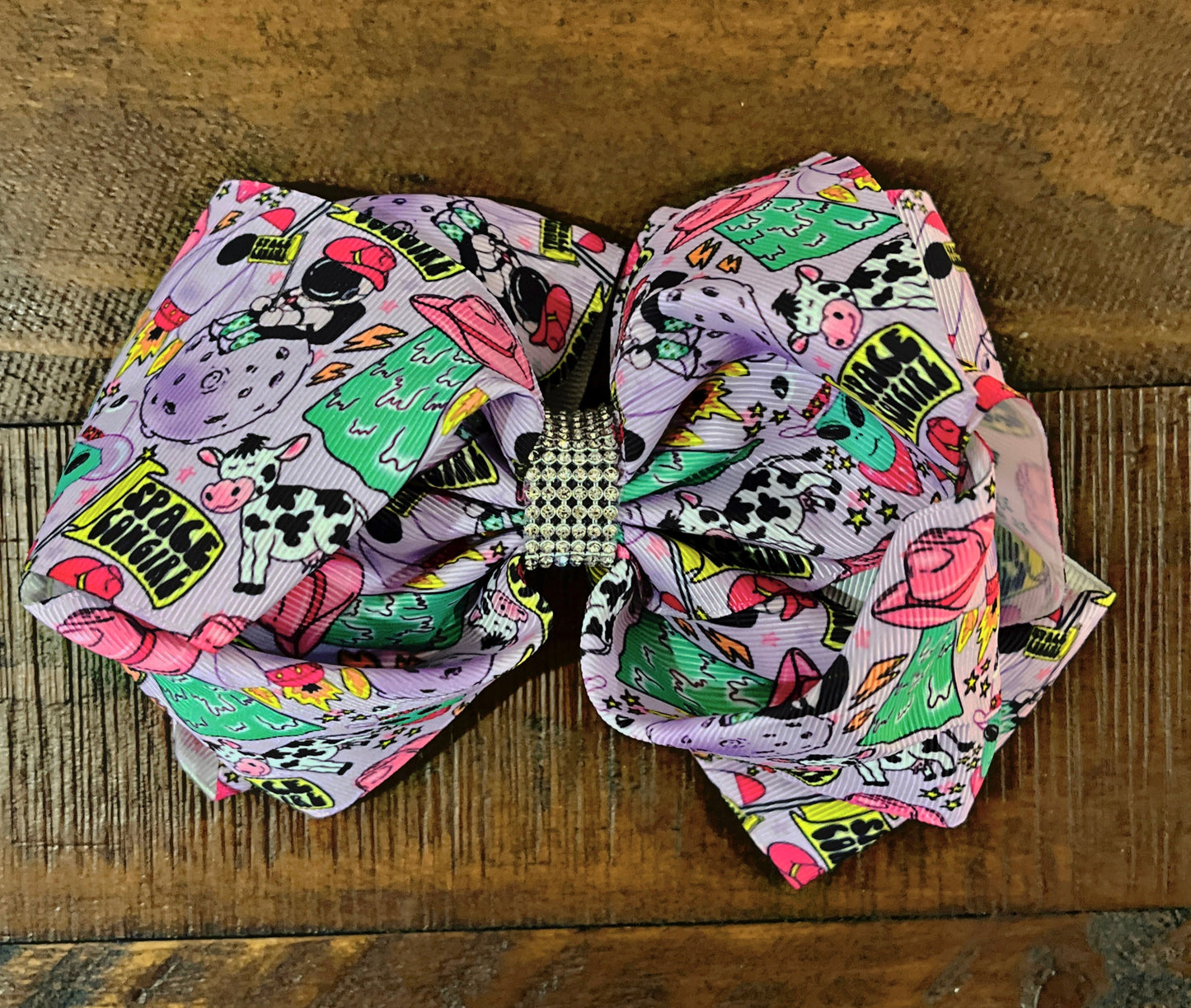 Space Cowgirl Clip Bow
