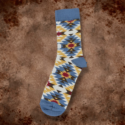 Western Print Socks