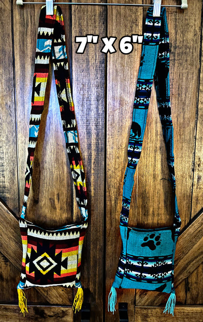 Square Southwest Print Crossbody