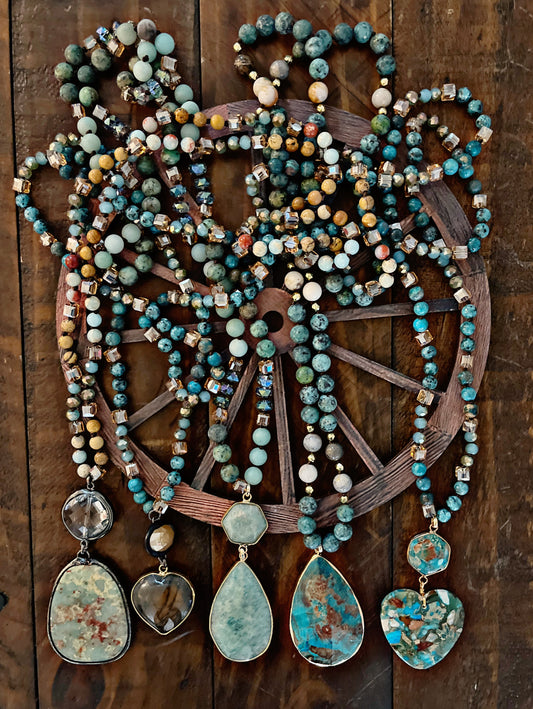 Bohemian Stone Necklaces