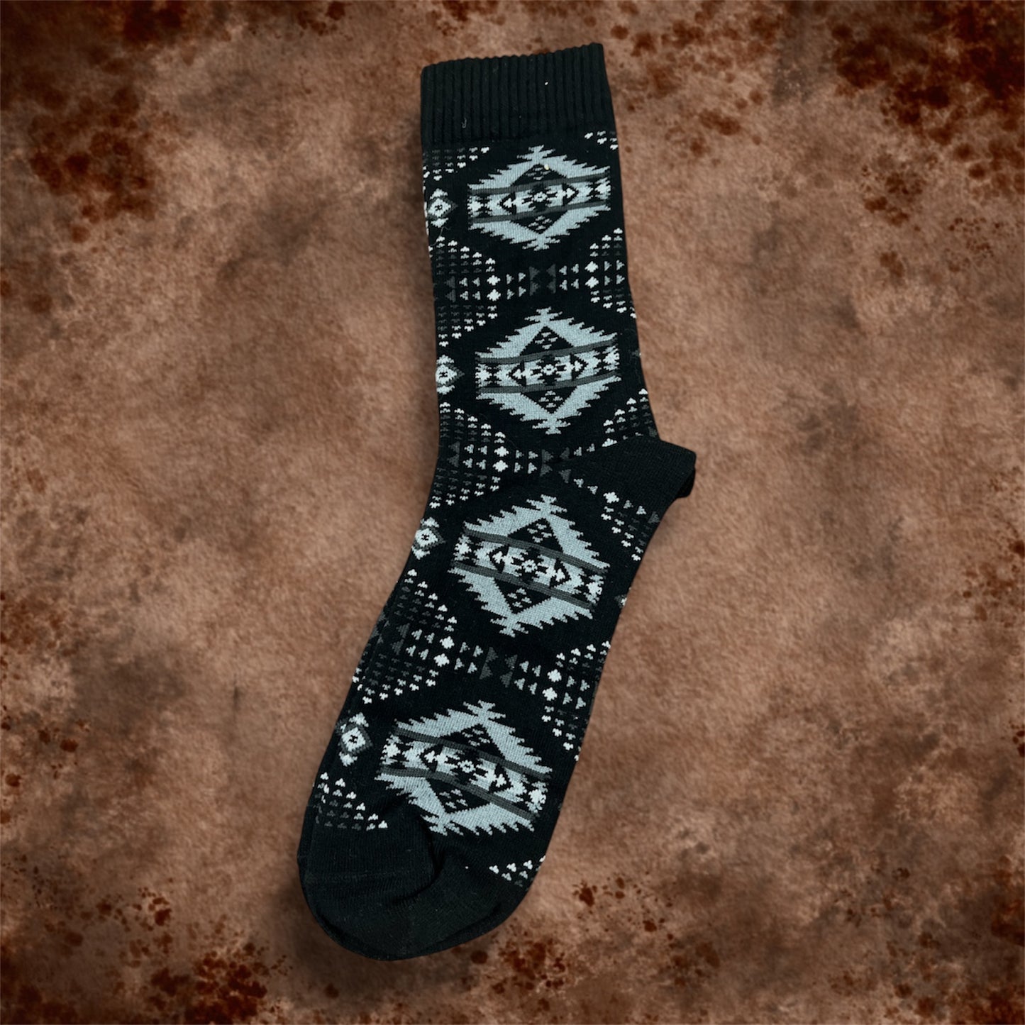 Western Print Socks