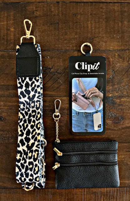 Cell Phone Crossbody Straps with Detachable Wristlet