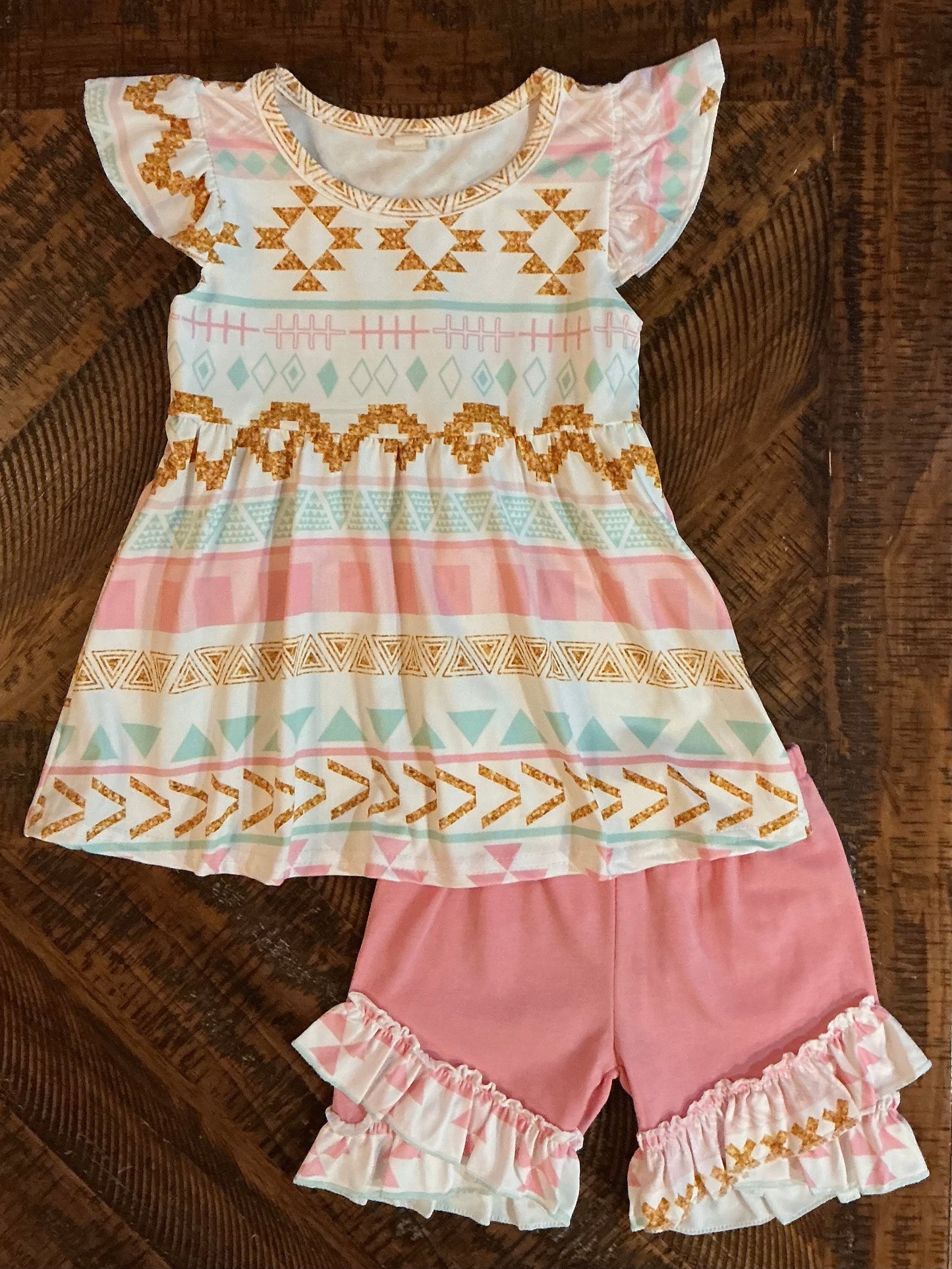 Aztec Tunic and Shorts Set