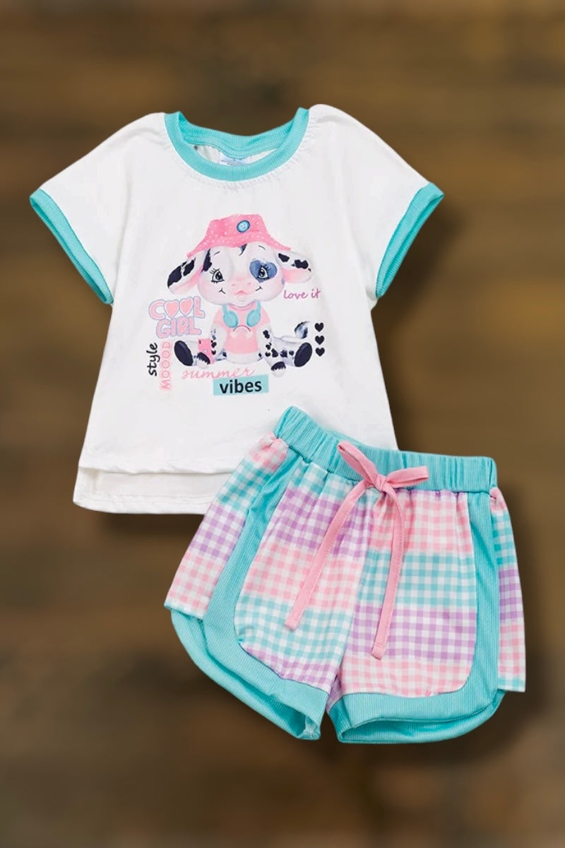 Cow Short Set