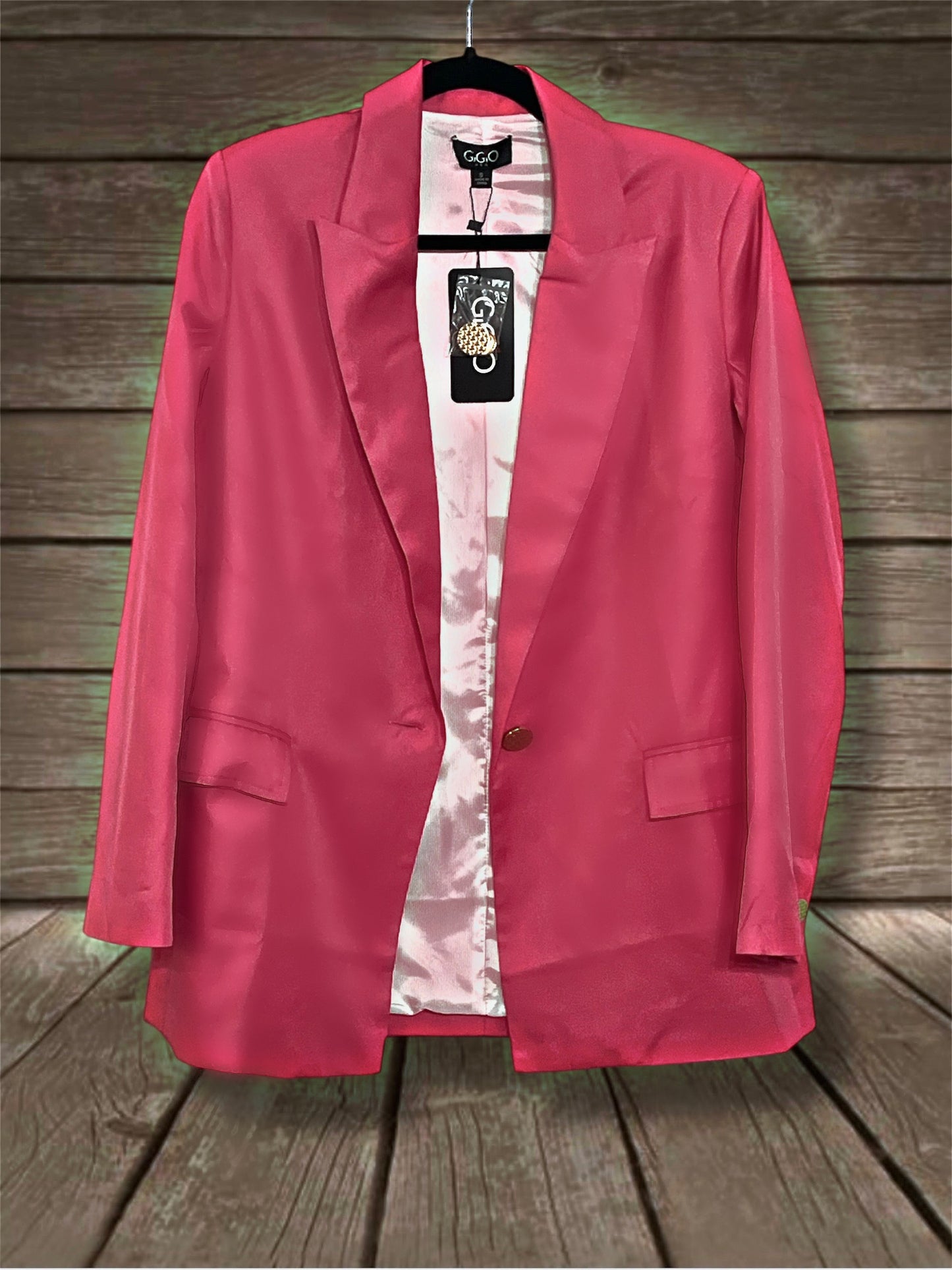 Pink Basic Blazer