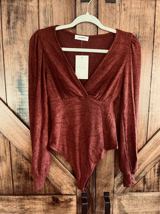 Dark Rust Bodysuit