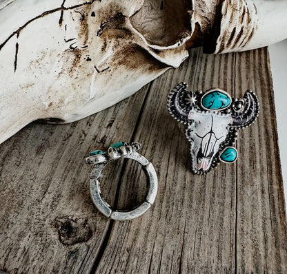 Western Stretch Band Rings