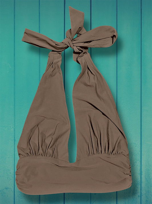 Mocha Halter Top