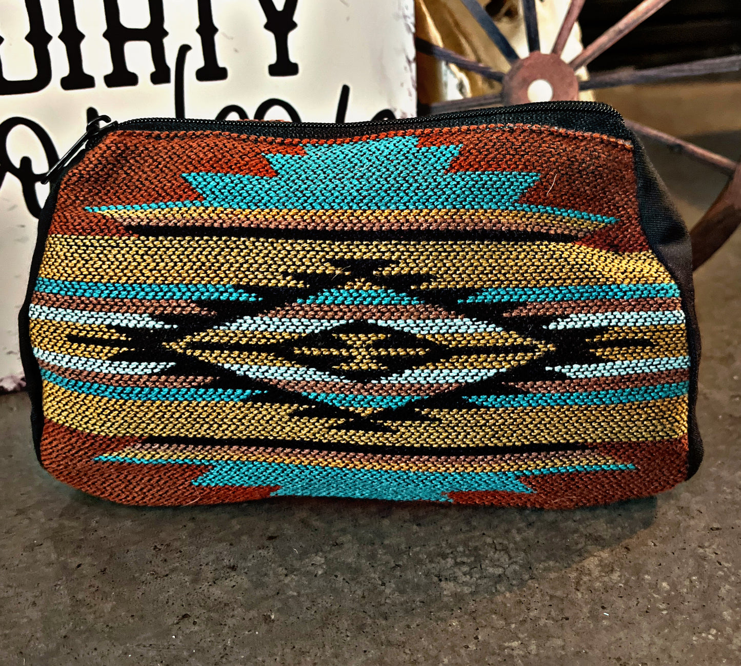 Southwest Print Makeup Bag