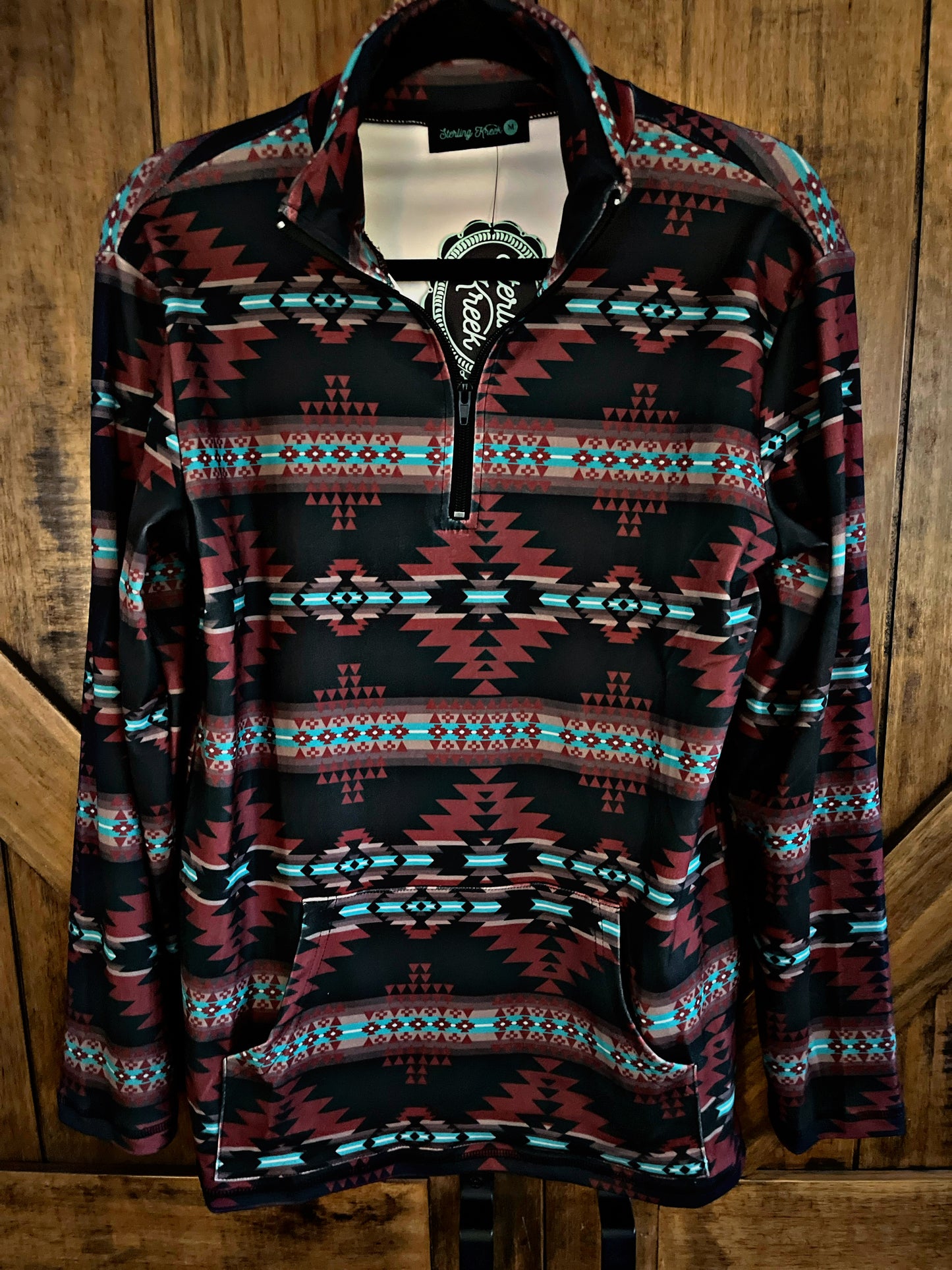 Aztec Print Pullover