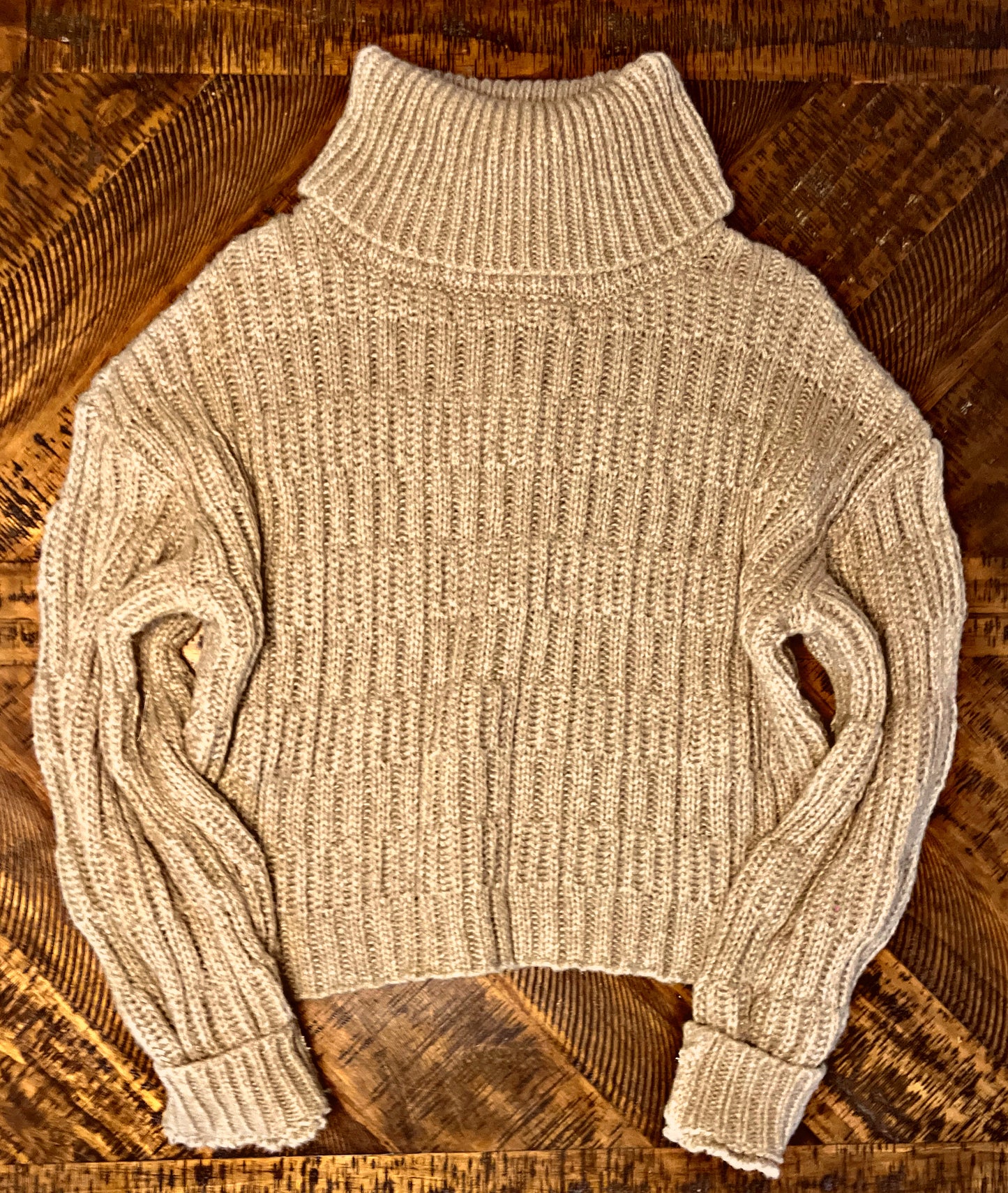 Mocha Turtleneck Sweater