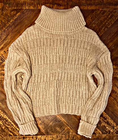 Mocha Turtleneck Sweater