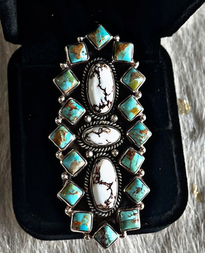 Wild Horse & Turquoise Ring