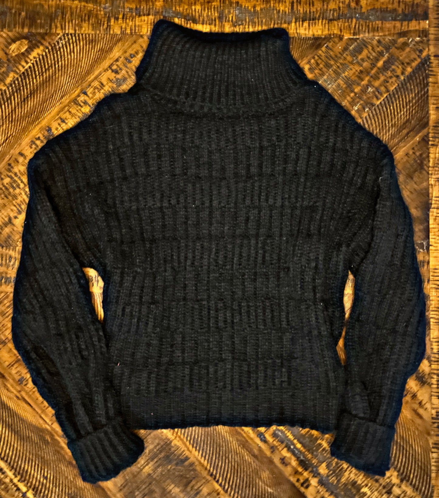 Black Turtleneck Sweater