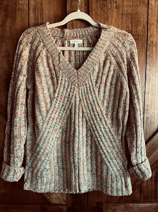 Taupe/Multicolored Sweater