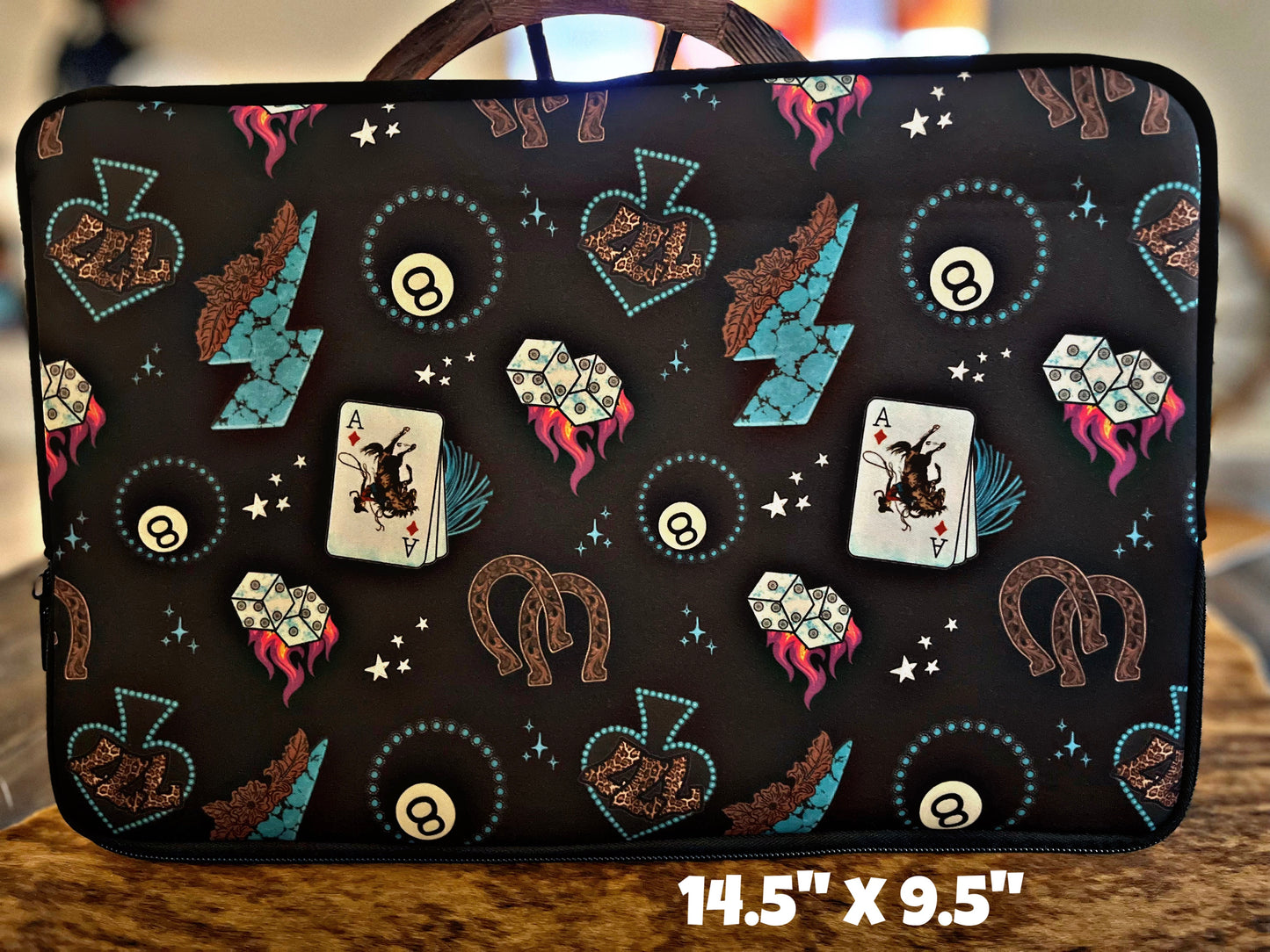 Western Print Laptop Case