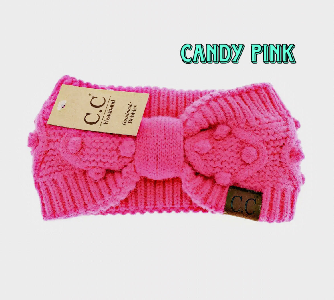 C.C Bobble Knit Headbands