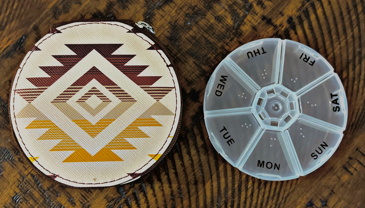Southwest Print Pill Organizers