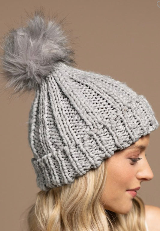 Grey Beanie