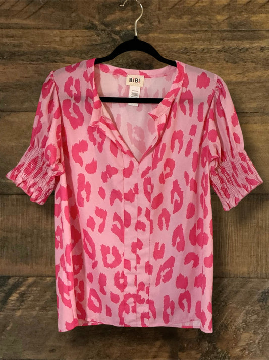 Pink Leopard Top