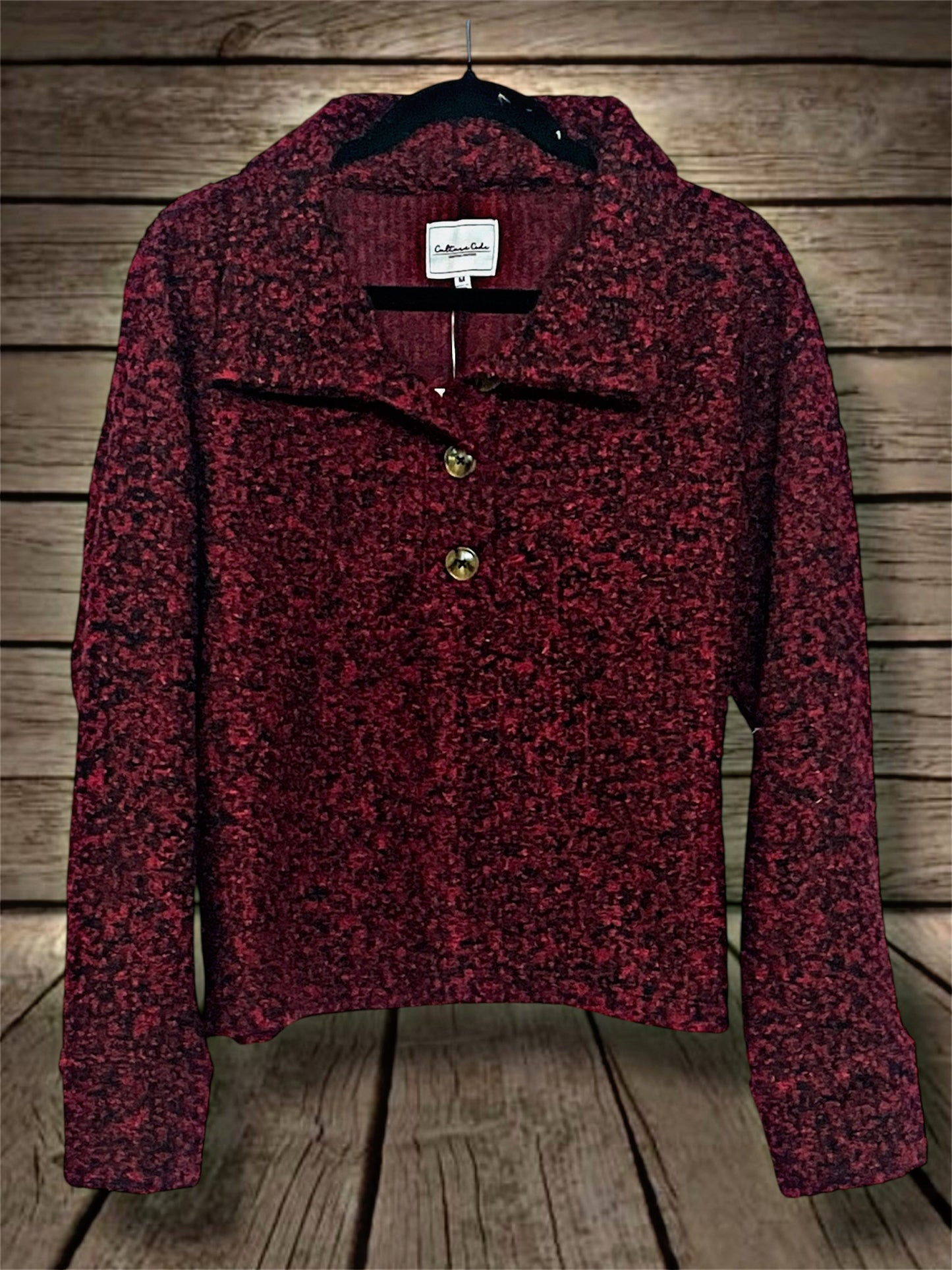 Thick Red Pullover