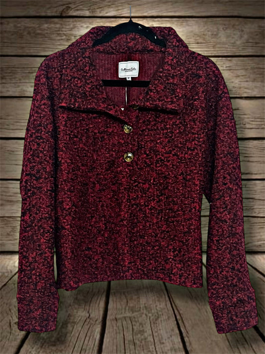 Thick Red Pullover