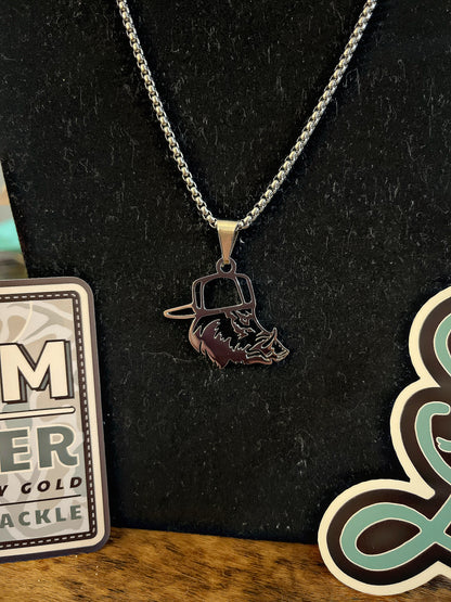 Stainless Steel Hog Necklace