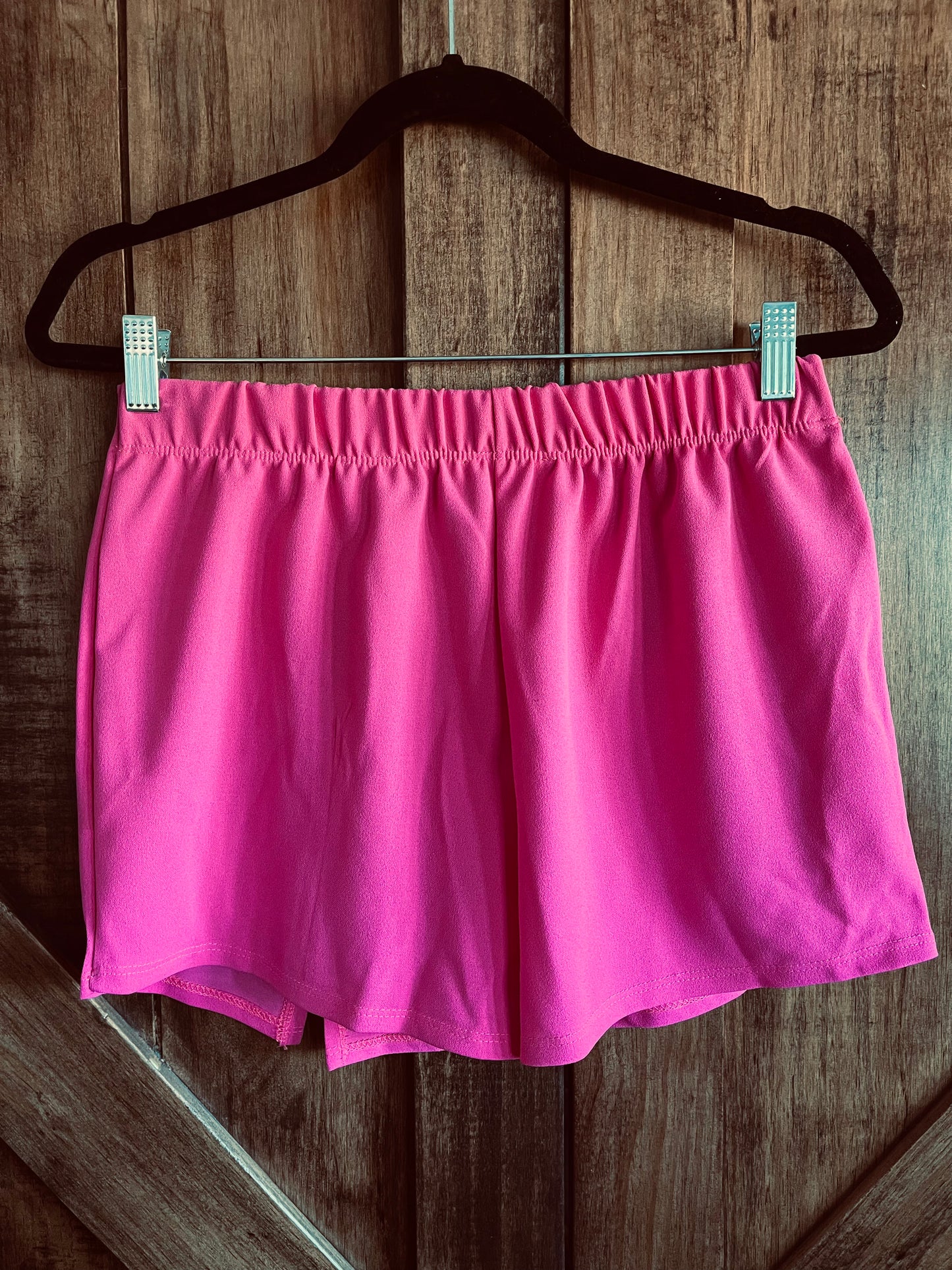 Pink Front Slit Skort