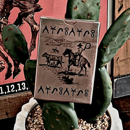 Western Print Playing Cards